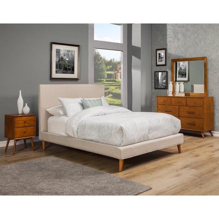 Williams Upholstered Low Profile Platform Bed & Reviews | AllModern